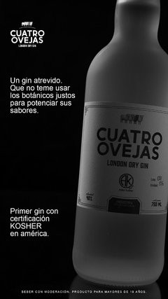 Cuatro Ovejas London Dry Gin - comprar online