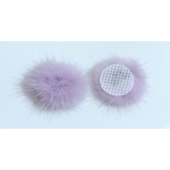 1 Par de Meio Pompom de Pelinhos Para Colagem - comprar online