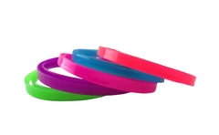 Tiara Dentinho de Silicone Inquebrável Neon Cores Sortidas - comprar online