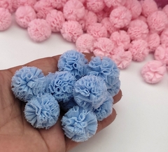 Pompom de Malha Tule 25mm Para APliques em Artesanatos - comprar online