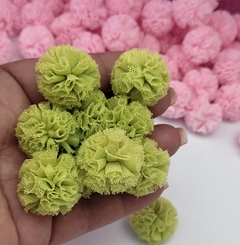 Pompom de Malha Tule 25mm Para APliques em Artesanatos - Encanto das Fitas