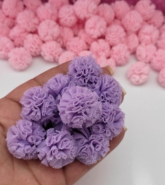 Pompom de Malha Tule 25mm Para APliques em Artesanatos - Encanto das Fitas