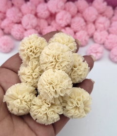 Pompom de Malha Tule 25mm Para APliques em Artesanatos - loja online