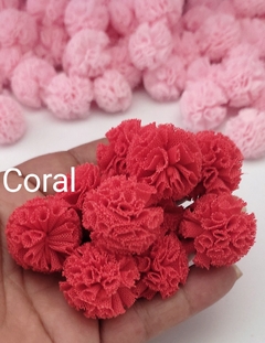 Pompom de Malha Tule 25mm Para APliques em Artesanatos - comprar online