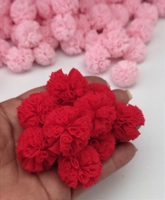 Pompom de Malha Tule 25mm Para APliques em Artesanatos na internet