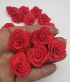 Flor de Tecido Poliéster Para Laços e Tiaras - 1 Unidade - comprar online