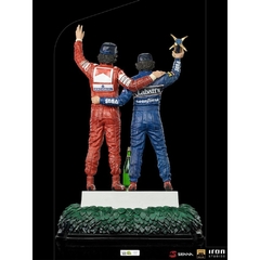 Ayrton Senna and Alain Prost Deluxe 1/10 - The Last Podium - Art Scale - Iron Studios - loja online