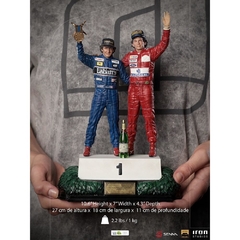 Ayrton Senna and Alain Prost Deluxe 1/10 - The Last Podium - Art Scale - Iron Studios - loja online