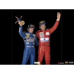 Ayrton Senna and Alain Prost Deluxe 1/10 - The Last Podium - Art Scale - Iron Studios na internet