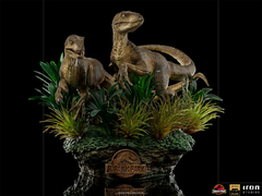 Imagem do Raptors Deluxe - Jurassic Park - Art Scale 1/10 - Iron Studios