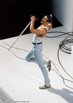 Freddie Mercury - Live Aid Ver - S.H.Figuarts - Bandai - Camuflado Toys