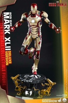 Iron Man Mark 42 XLII Deluxe - Marvel - 1/4 Scale - Hot Toys - Camuflado Toys