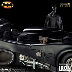 Batman & Batmobile Deluxe - Batman 89 - Art Scale 1/10 - Iron Studios - Camuflado Toys