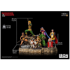 Set Caverna Do Dragão 1/10 Dungeons & Dragons Iron Studios - Camuflado Toys