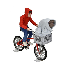 Elliot and ET on Bike - ET 40th Anniversary - 7 Scale - Neca