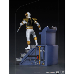 Power Ranger Branco White 1/10 - Iron Studios - Camuflado Toys