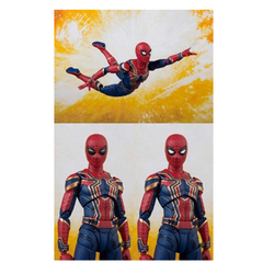 Iron Spider-man Stage Avengers Infinity War Bandai - Camuflado Toys