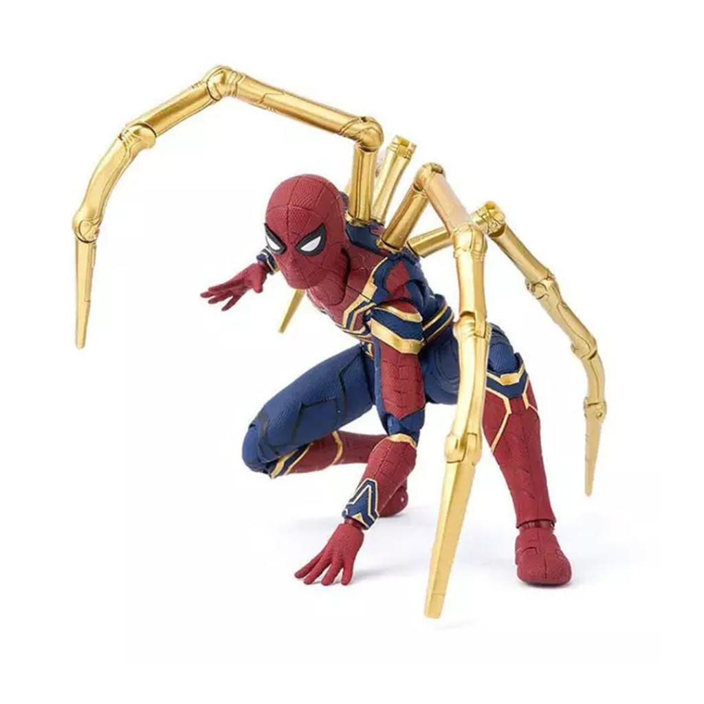Action Figure Homem Aranha Iron Spider Marvel Articulado