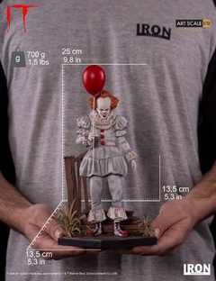 IT 1/10 Pennywise Deluxe Iron Studios Exclusivo na internet