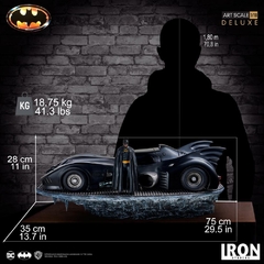 Batman & Batmobile Deluxe - Batman 89 - Art Scale 1/10 - Iron Studios - loja online