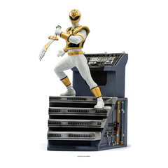 Power Ranger Branco White 1/10 - Iron Studios