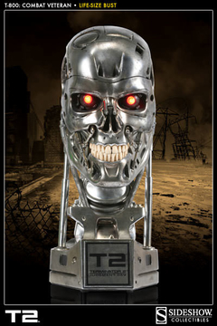 Head Terminator Life-Size Bust 1/1 Combat Veteran Endoskeleton Sideshow