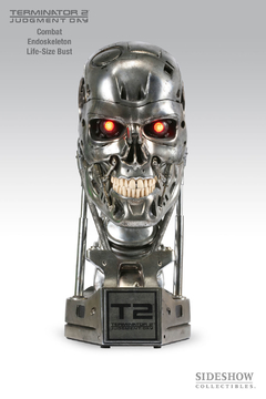 Head Terminator Life-Size Bust 1/1 Combat Veteran Endoskeleton Sideshow na internet