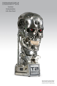 Head Terminator Life-Size Bust 1/1 Combat Veteran Endoskeleton Sideshow - comprar online