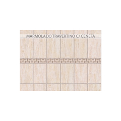 Placa Simplisima M.Travertino Beige 2,40x1,20x6 mm