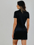 VESTIDO YOU GLOW CURTO DRAPEADO PRETO - loja online