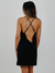 SLIP DRESS YOU CURTO DECOTE DEGAGÊ NAS COSTAS PRETO - loja online