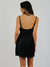 SLIP DRESS OLD IS COOL SATIN PRETO - loja online