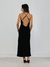 SLIP DRESS OLD IS COOL MIDI PRETO - Loja Mood Style