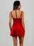 VESTIDO OLD IS COOL DRAPEADO SATIN VERMELHO - Loja Mood Style