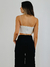 CROPPED ALFAIATARIA RETO BRANCO - Loja Mood Style