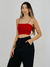 CROPPED ALFAIATARIA RETO VERMELHO - comprar online