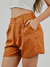 SHORTS ALFAIATARIA LINHO CARAMELO - loja online