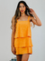 VESTIDO COLOR CAMADAS LARANJA - loja online