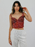 CROPPED COLOR DRAPEADO TULE - comprar online