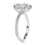 Anel Ouro 18K 3.8 Quilates de Moissanite - comprar online