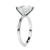 Anel Princes em Ouro Branco com Moissanite - comprar online