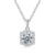 Colar em Ouro e Pingente Moissanite 2ct 6,5mm