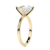 Anel Princes em Ouro Amarelo com Moissanite - comprar online