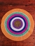Imagem do sousplat crochê multicolorido
