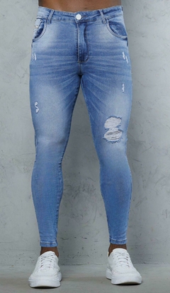 Calça Jeans Skinny super elastano na internet