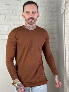 Suéter Slim fit Brown - comprar online