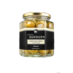 Aceitunas verdes rellenas con almendra x 190 grs - Quehuen - comprar online