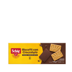 Biscotti con cioccalato x150gr - Dr Schar (venc 12 y 01)