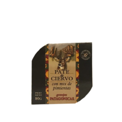 Paté de Ciervo con mix de pimientas x 80 grs - Granjas Patagónicas