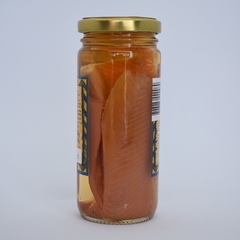 Trucha ahumada en aceite. Frasco x 180 grs - Granjas Patagónicas en internet